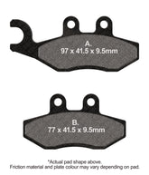 EBC Disc Brake Pads - SFA353HH